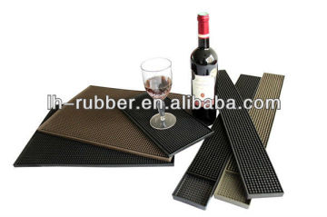 Service Master Rubber Bar Mat, Brown , Brown Rubber Bar Mat