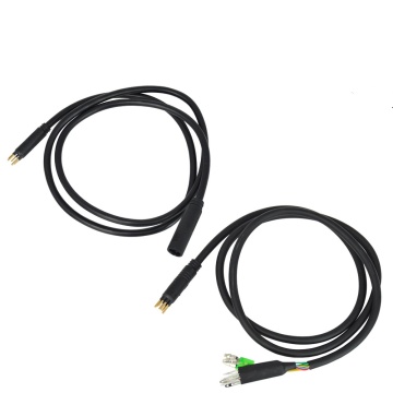 9pin Waterproof Electric Bicycle Motor Extension Cable Connector Female to Male Julet for Electric Bikes