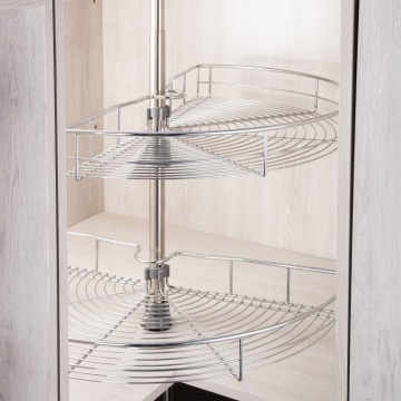 Kitchen wire corner cabinet storage storage basket