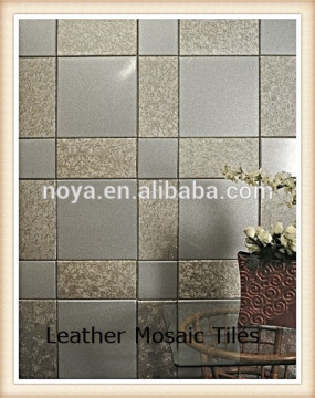 3D Leather wall board for interior decoration