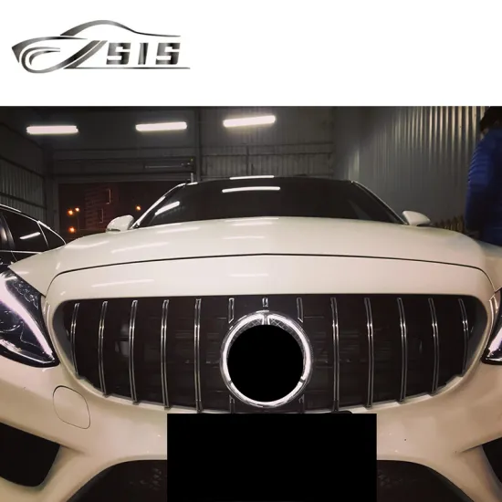 ABS Material Mesh Grilles for C-Class W205 C200 C300L C65 GT (2015-2021)
