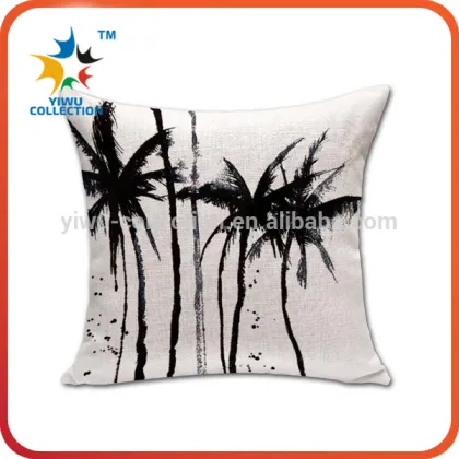 Wholesale Sublimation Pillow Case Plastic Packaging Silk Pillow Cover/cushion cove