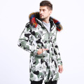 Veste Parka Camo Personnalisée en Gros d'Usine avec Fourrure