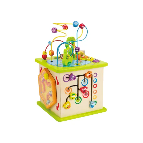 Best Selling Kids' Wooden Bead Maze Toy and Activity Game Box