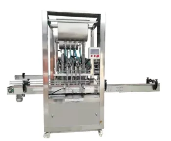 Servo Piston Filling Machine for Sticky Liquids and Sauces