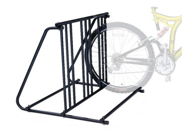 Metal Gravity Bike Stand , Bicycle Display Racks For Storage