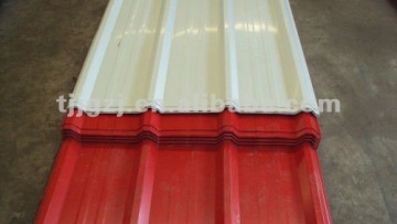 coloured galvanized corrugated sheet