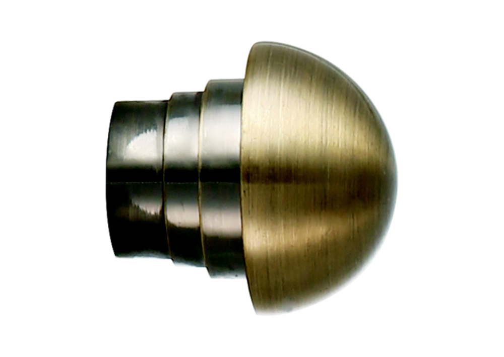 Three-layer hemispherical curtain rod