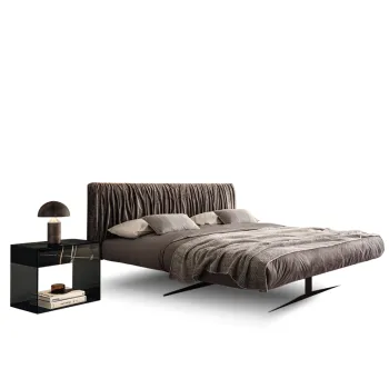 Modern Custom Designer King/Queen/Kid Double Suspended Bed with LED Night Light