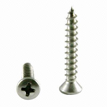 Oval Head Countersunk Cross Recessed Tapping Screw, DIN 7983, Made of Steel and Stainless Steel