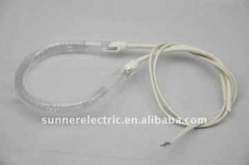 Heating halogen lamp used in oven or gas cooker