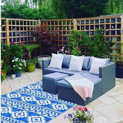 Green Outdoor Rugs: Sustainable Polypropylene Carpets for Eco-Friendly Spaces