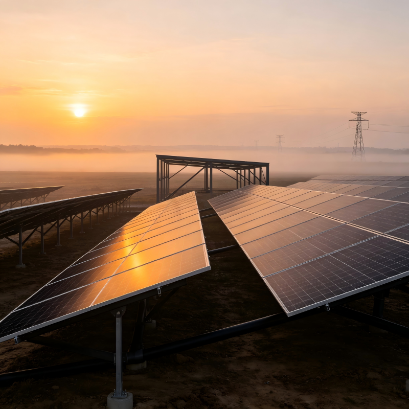 solar panel support structure
