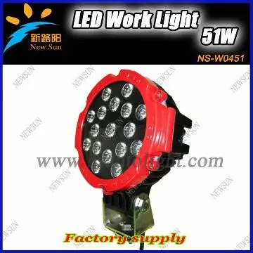 led work light, 51W led work light for wholesale and retail