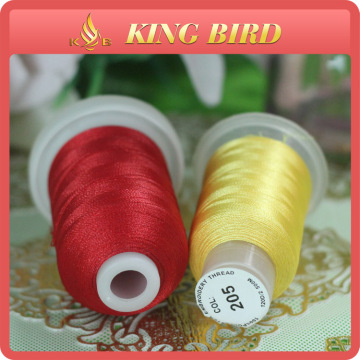 Machine Space Dyed 120d/2 Embroidery Thread Filament 1100Yds