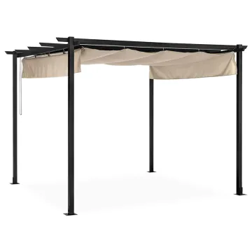 Aluminium Retractable Pergola with Canopy: Your Ultimate Backyard Gazebo Awning Solution