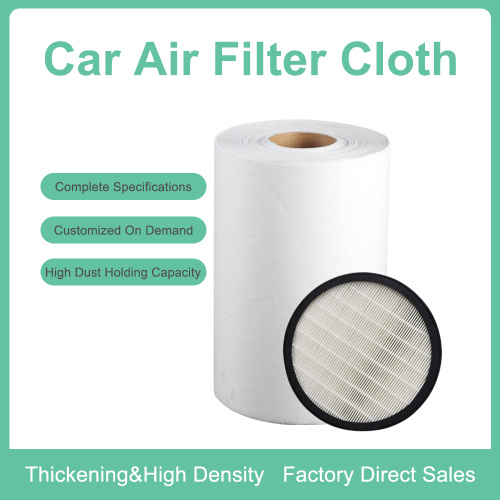 Tissu di filtru d&#39;aria micca tissutu