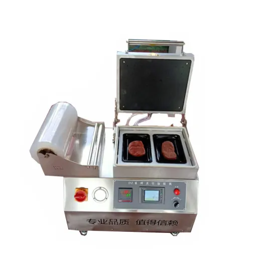 Automatic Vacuum Skin Packaging Machine for Food Tray Sealing