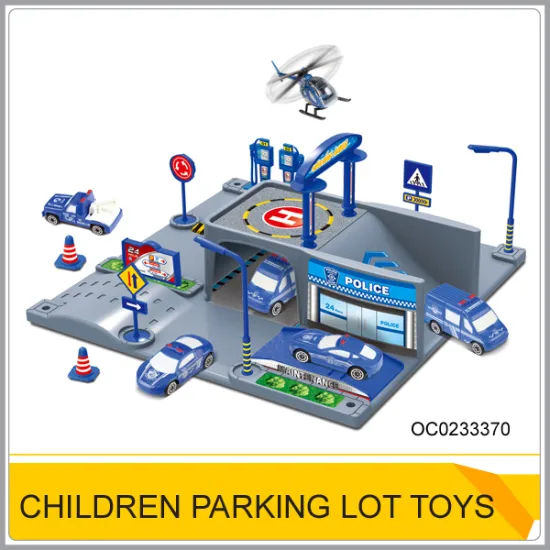 Kids freewheel 3d car toy diy parking lot toy car garage OC0233370