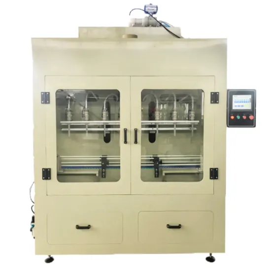 Automatic Straight Line Atmospheric Pressure Oil and Water Bottle Filling Machine