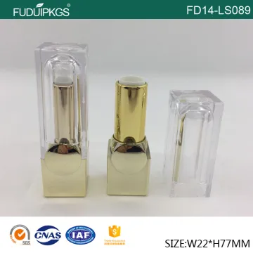 Luxury Square Plastic Lipstick Tube For Cosmetic