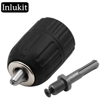 SDS to Electric Drill Conversion Chuck: 2-13mm Three-Jaw Adapter for Hand Tightening