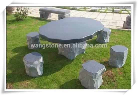 Modern Marble Stone Garden Furniture Outdoor Table And Chair