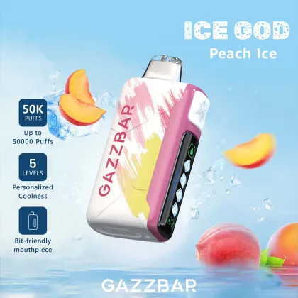 Gazzbar ice god 50k puffs