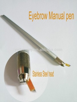 Newest High Quality Stainless Steel Eyebrow Manual Permanent Makeup Pen For Eyebrow Manual Tattoo