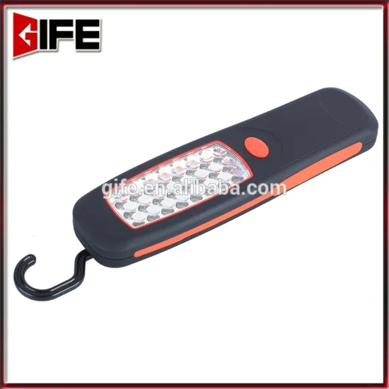 GF-7011 24 LEDs Super Bright Worklight Flashlight With Built-In Hook Hanger And Magnet