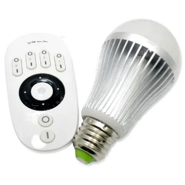 wifi iphone control e27 remote control rgb led bulb light 6w