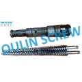 Cincinnati Cmt68 Conical Twin Screw Barrel for PVC Sheet, Pipe, Profile, Granulation Extrusion