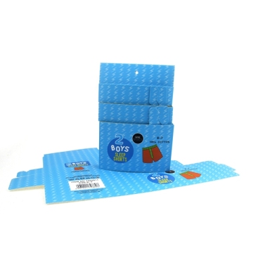 Cheap wholesale blue coloring cardboard box
