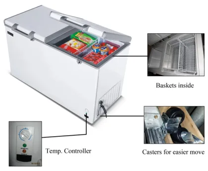 Solid top lg price deep freezer/batch freezer BD-1250