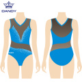 Custom youth mesh sleeveless leotards