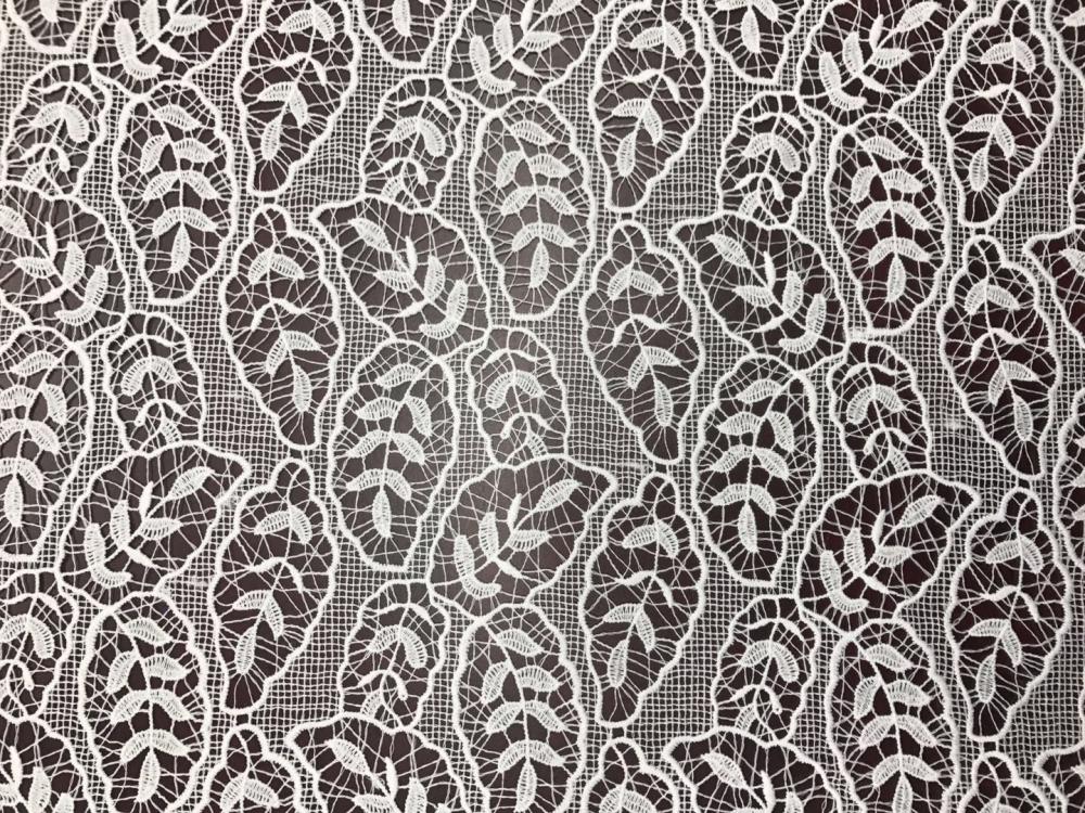 leaves chemical polyester embroider Fabric