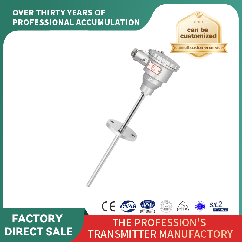 Senzor de temperatură cu termistor/termocuplu rezistent la explozie