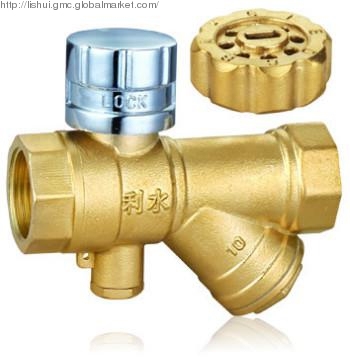 Magnetic Lockable Temperature Testing Filter Ball Valve