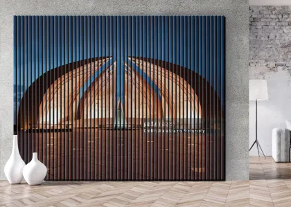 Printed Sound Proof slat Wall Panels