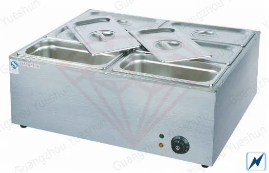 Portable 6 Pan Electric Bain Marie For Hot Food , 700x600x280mm