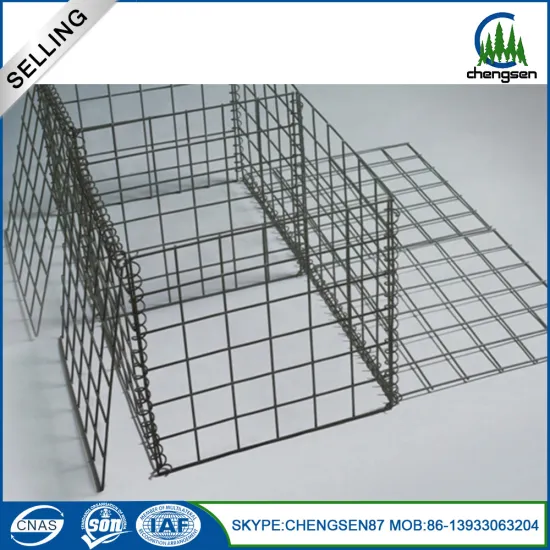 CE Certificate Electro Galvanized Welded Gabion basket