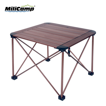 Mesa de campamento de aluminio plegable portátil