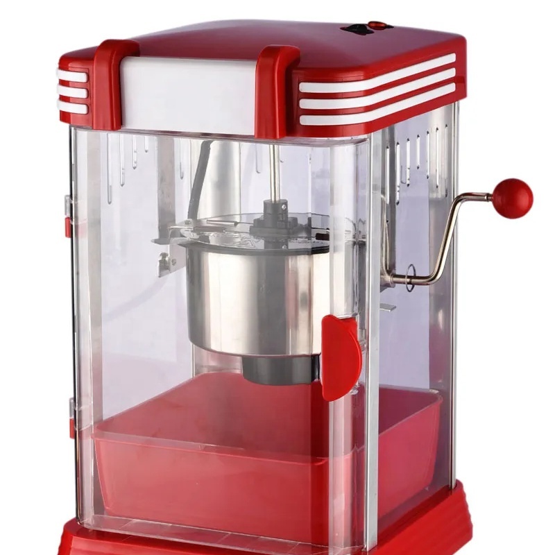 Commercial Round Pop Corn Making Maker Snacks Machine 2.5 oz Kettle Popcorn Machine
