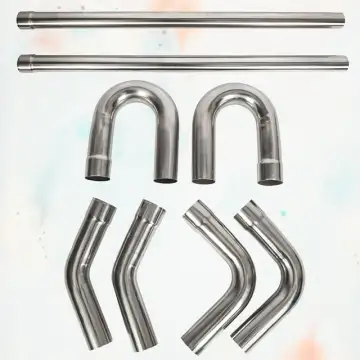 2.5 Inch OD Stainless Steel 201 DIY Custom Mandrel Exhaust Pipe Kit