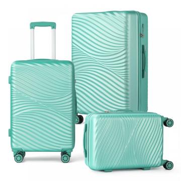 3-Piece Hard-Shell Suitcase with TSA Lock