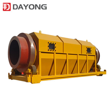 Small Portable Drum Trommel Screens Customized Mining Equipment