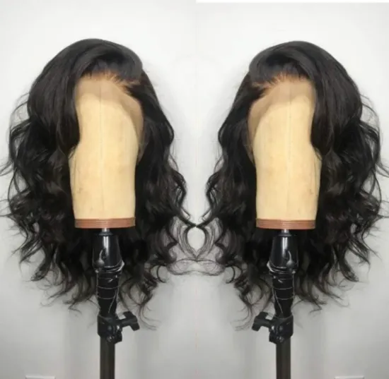 Uniky Body Wave Short BOB Human Hair Wigs for Black Women With Baby Hair 13*4 Brazilian Remy Hair lace front wig