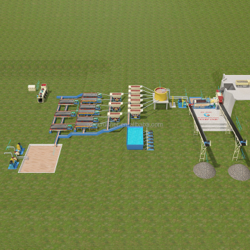 50TPH Tin Ore Processing Plant: Engineer on Ground for Tin Mining and Alluvial Tin Mining