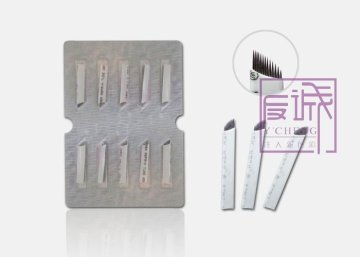 Sterilized Permanent Makeup Needles Manual Pen For Eyebrow Tattoo