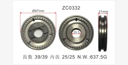 Korea CARS MANUAL GEARBOX PARTS SYNCHRONIZER OEM OK71E-17-240 FOR KIA MAZDA